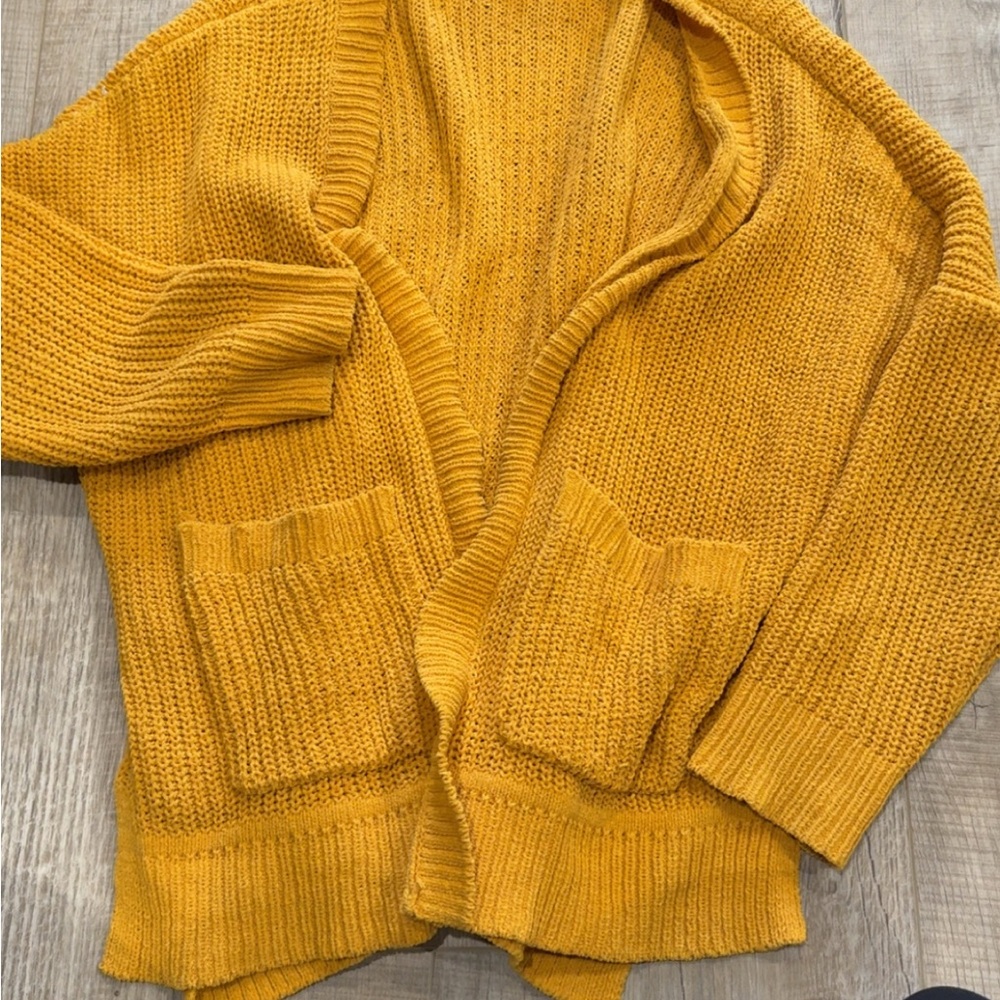 Wild Fable Mustard Cardigan Sweater